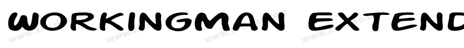 WorkingMan Extended字体转换